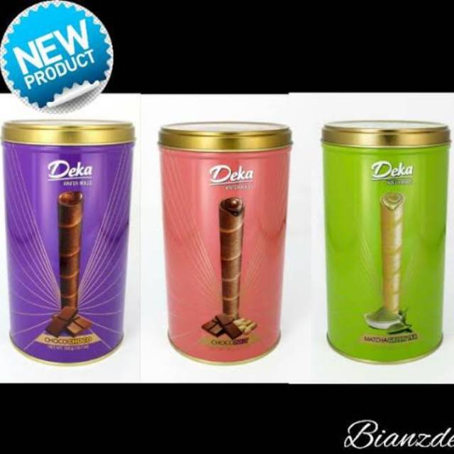 PROMO TERBATAS Deka Wafer Roll Kaleng 125gr dan 360gr CHOCONUT-DOBBLE CHOCO