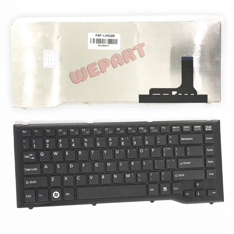 Keyboard laptop Fujitsu LifeBook LH532 LH522 Frame