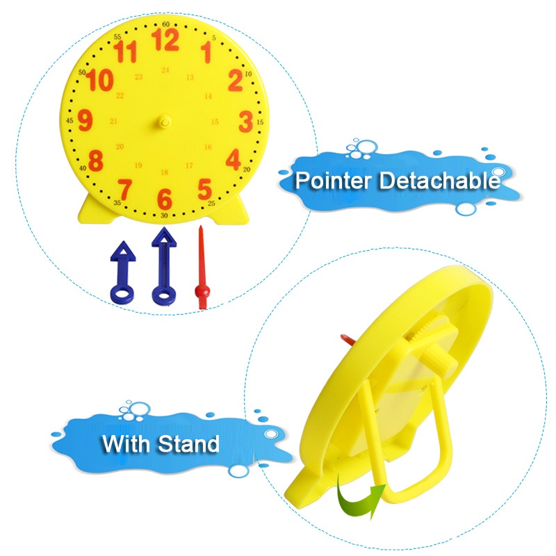 Mainan Model Jam Tangan 12H / 24H Untuk Belajar Matematika