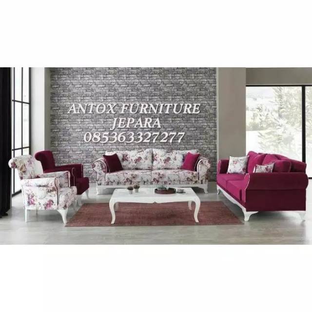Kursi tamu sofa shabby duco cantik
