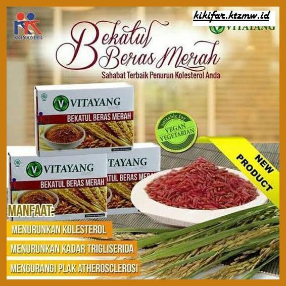 

ANEKA-BERAS- VITAYANG BEKATUL BERAS MERAH (1BOX@30 KAPSUL) KK INDONESIA 40718 -BERAS-SEHAT.