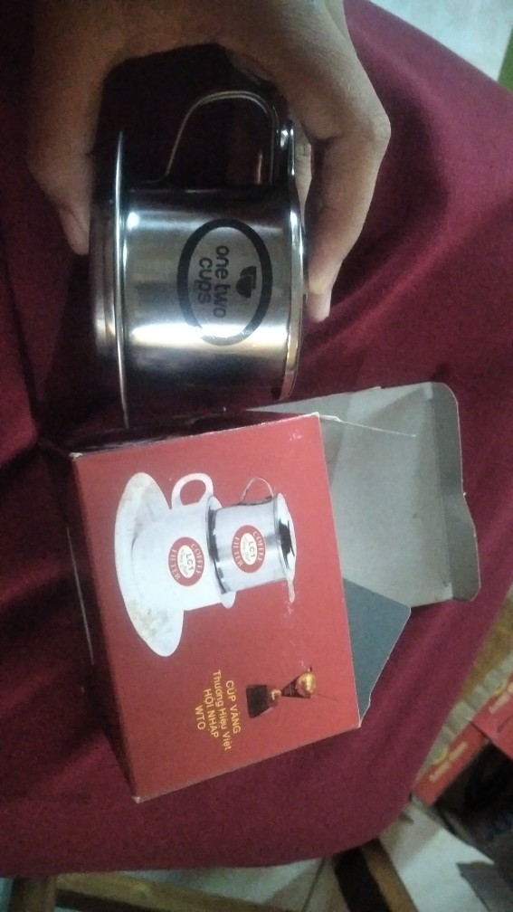 Filter Saring Kopi Vietnam Vietnamese Coffee Drip Pot Stainless Steel 100ml - Lc1 - Silver