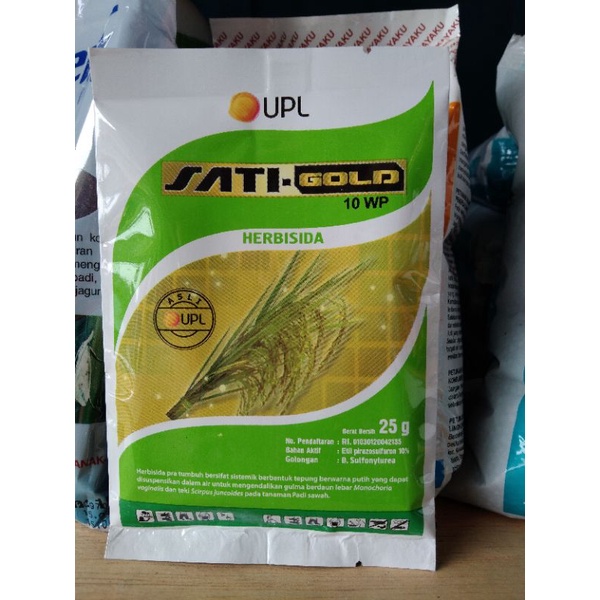 satigold obat rumput pada padi