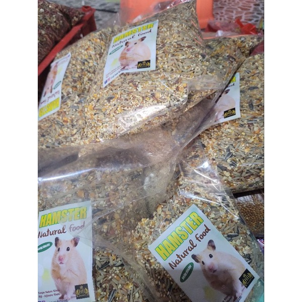 PAKAN HAMSTER NATURAL MURAH 500gr