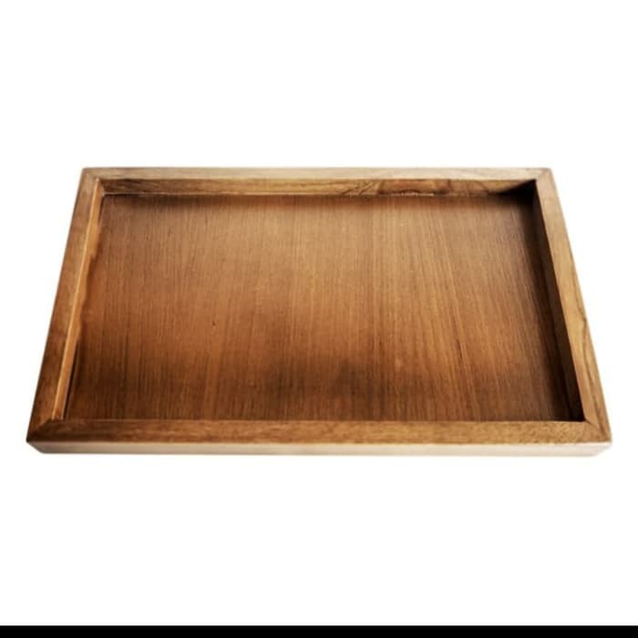 Nampan Tray Kayu Alat Saji Kafe Hotel Rumah Dapur Dekorasi Vintage 55