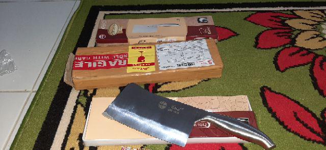 Pisau Golok Cincang - Pisau Daging Dan Tulang Stainless Ideal Uni 1012