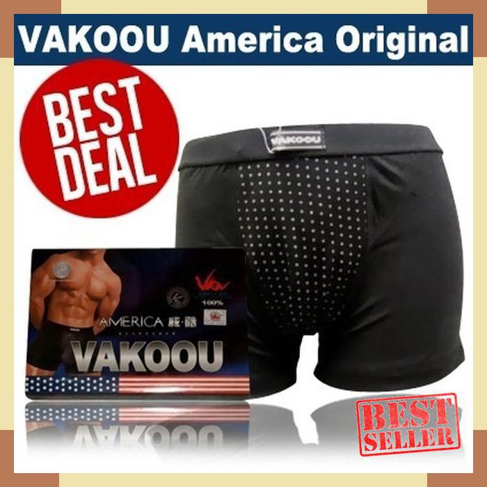 Best Seller CELANA DALAM Pria vakoou America Boxer cd PEMBESAR ALAT VITAL
