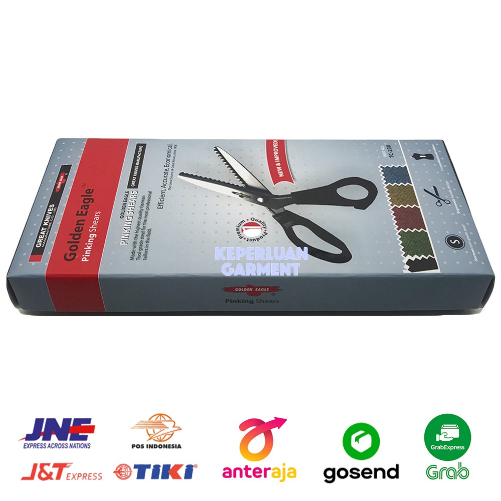 

Gunting Bahan Zigzag Golden Eagle TC-230