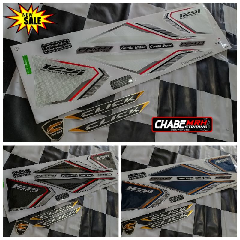 Striping Vario 125i led clik kodak paper original thailand