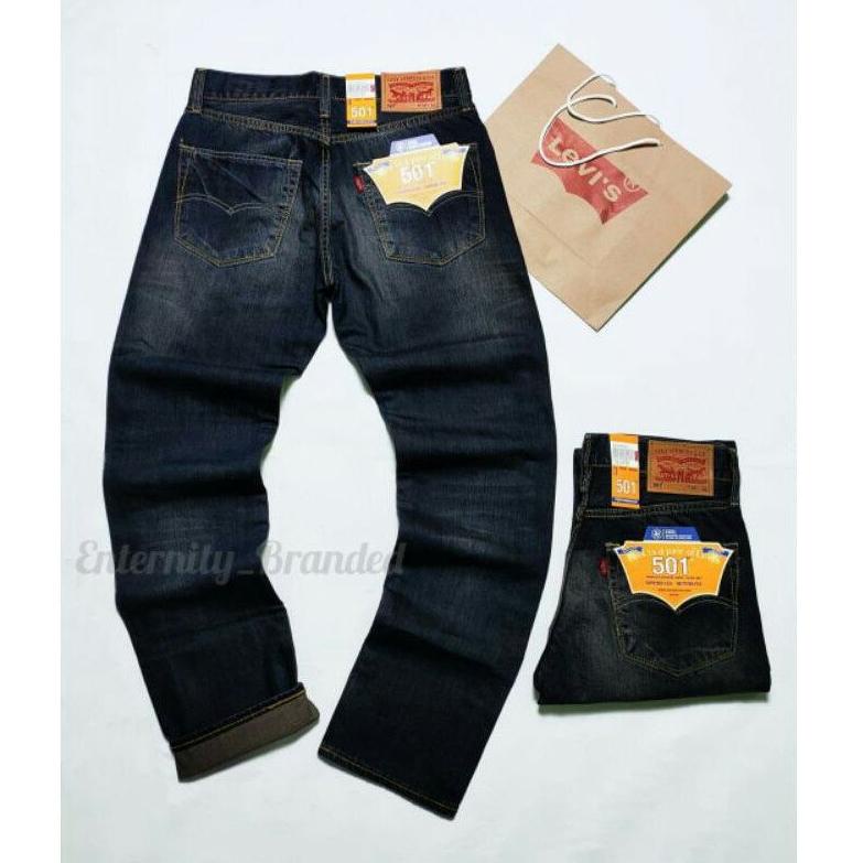 [KODE HBQYQ] celana jeans pria -BIG SIZE - celana jeans levis 501 original ukuran jumbo/big size 34-