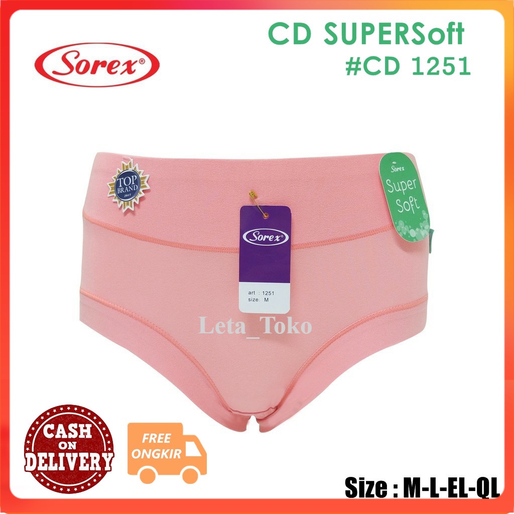 CD Sorex Midi Celana Dalam Wanita Sorex Lusinan Promo Super Soft Lembut Adem Halus Sexy 1 lusin 1251