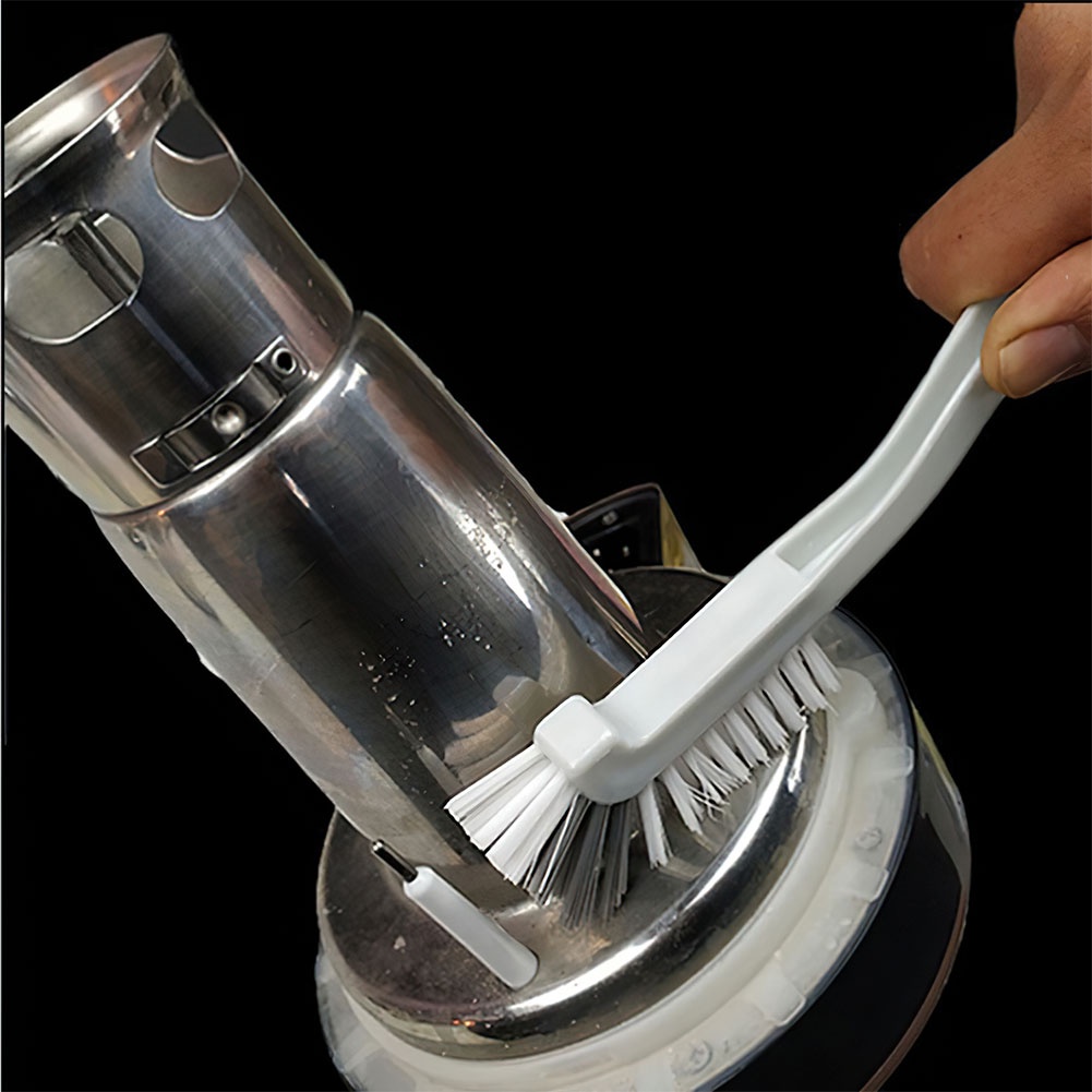 ღ Portable Cleaning Cup Brush Sudut Sikat Bending Gagang Panjang Sikat Pembersih Botol Jerami Wastafel Fan Mencuci Cleaner Menangani Scrubber melengkung Aksesoris