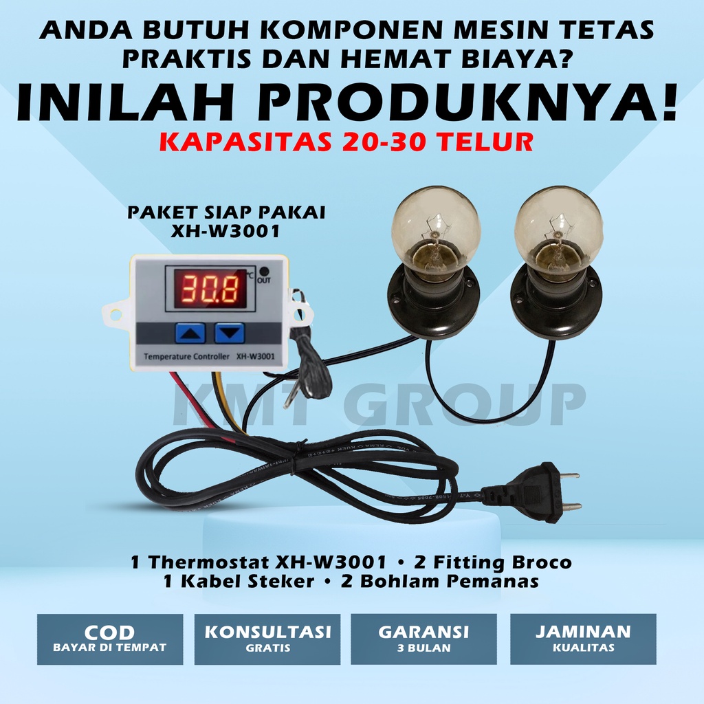 Paket Siap Pakai PSP TDXH Thermostat Termostat Pemanas Thermometer Mesin Tetas Telur