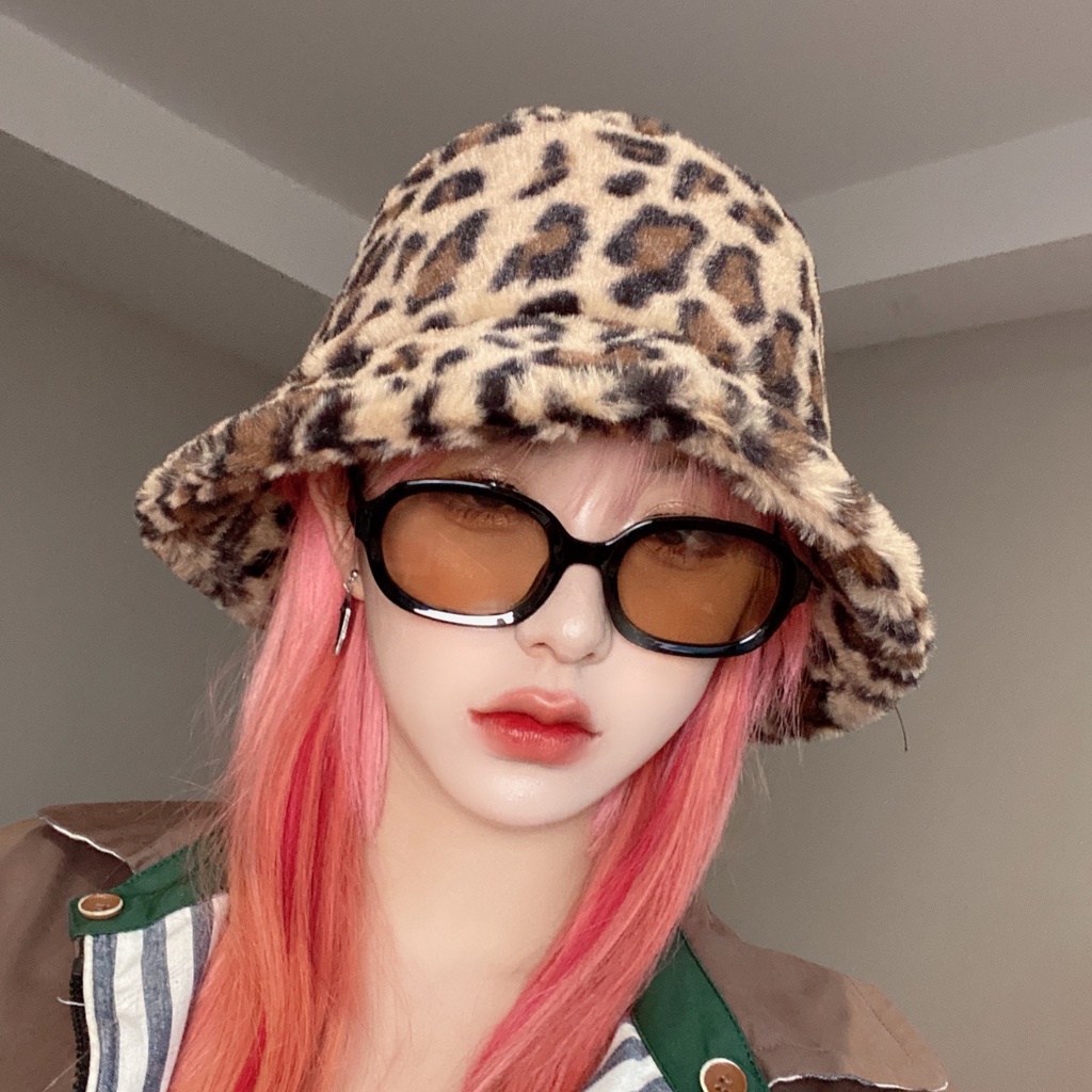 Topi Nelayan Bahan Plush Gaya Korea