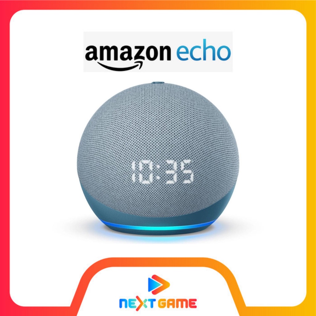 Amazon Echo Dot 4th Gen Alexa Voice Control Smart Speaker with Clock