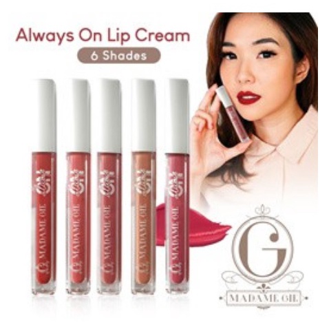 ❤ SHASYA ❤ Madame Gie Always On Lip Cream BPOM | Lipcream lipstick lipstik Madamegie Gisella