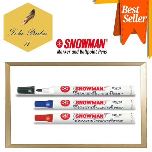 

SPIDOL SNOWMAN BG 12 BOARD MARKER / PAPAN TULIS NON PERMANENT [PCS]