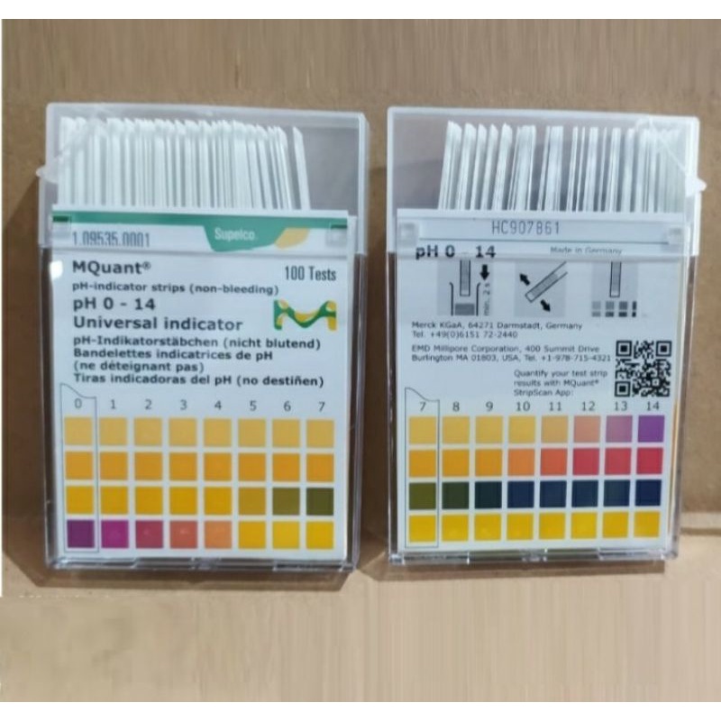 UNIVERSAL INDICATOR pH PAPER /pH indikator /Strip pH