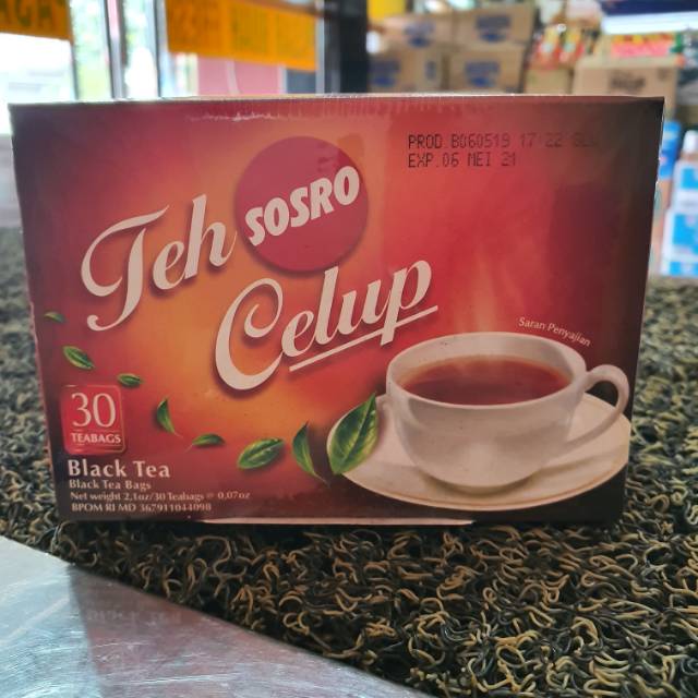 

Teh SOSRO Celup Black Tea 50gr/60gr/100gr