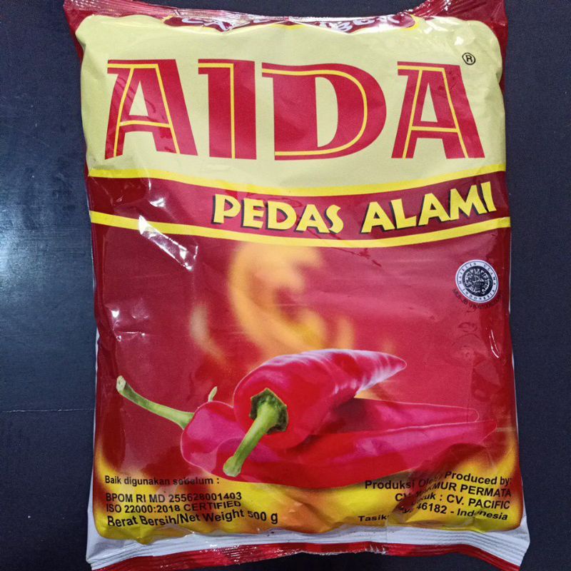 

Cabe Bubuk Aida Cabe Giling Pedas Alami Berat 500gram