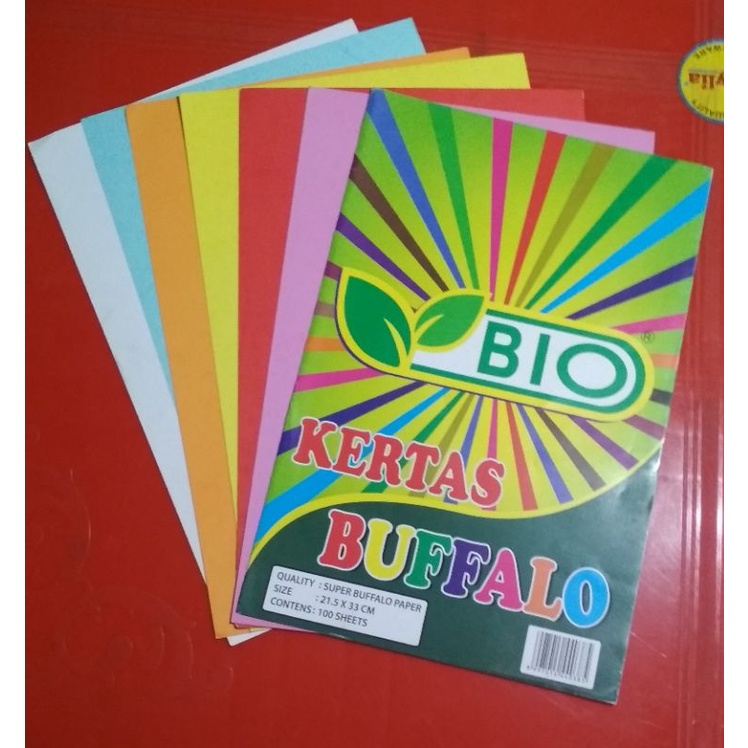 

(10 lembar) Kertas Jeruk Karton Jilid Folio Buffalo