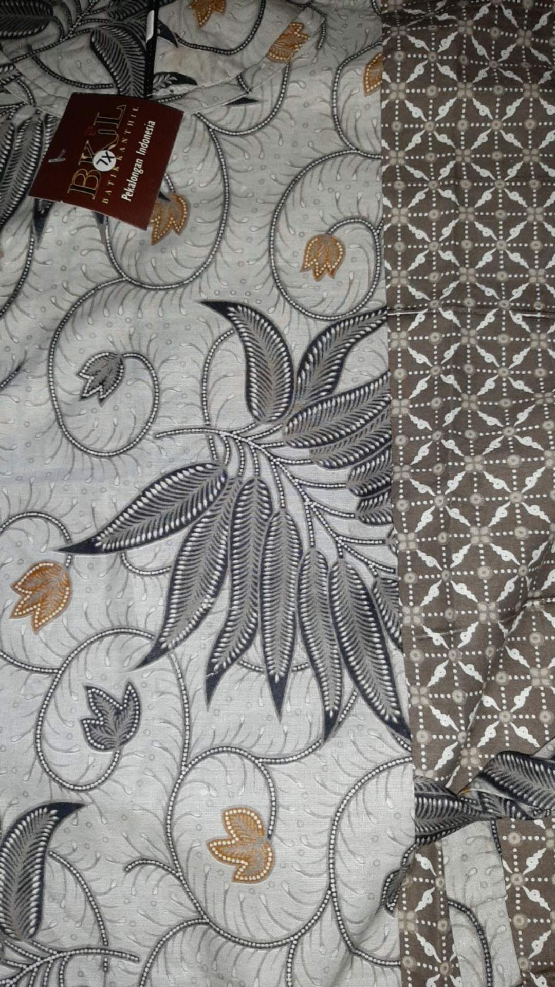 M-l-xl-xxl Batik Tunik Wanita Asj Sa Hrb026 Kenongo Pekalongan Sogan Tulis