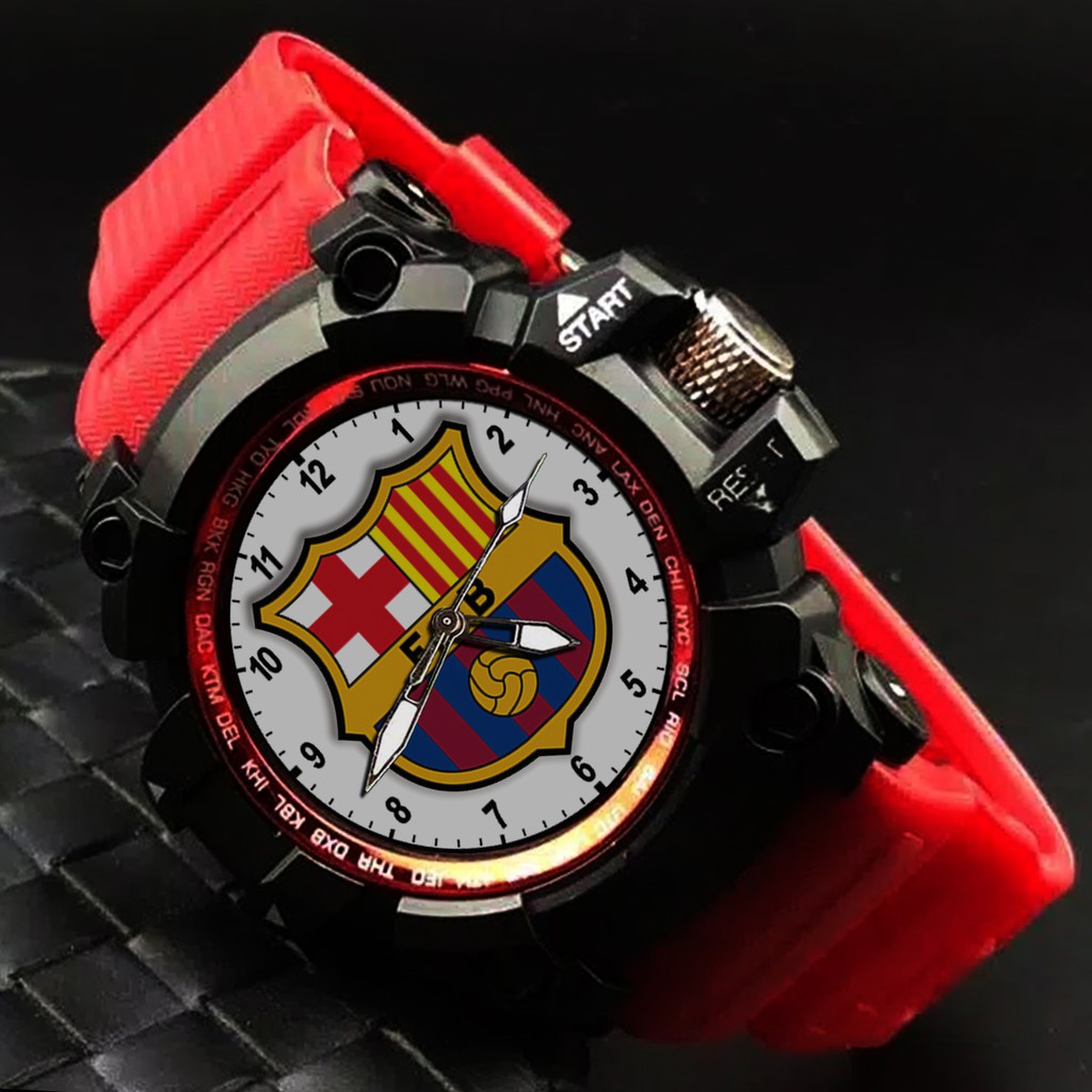 (EXCLUSIVE) JAM TANGAN BARCELONA 1 (STRAP WARNA)