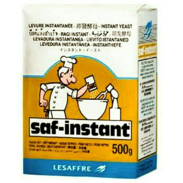 

saf instant gold lesaffre instand ragi kering pengembang roti 500 gr