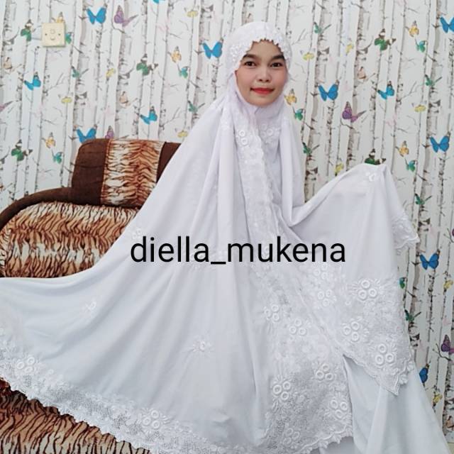 Mukena bordir kd matahari timbul