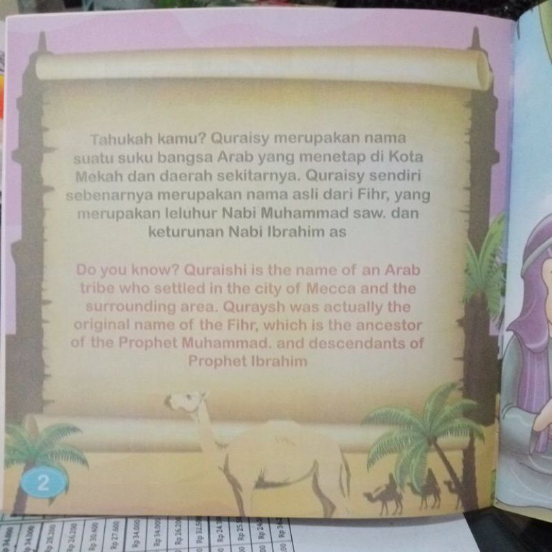 Buku Kisah Teladan Kehidupan Kaum Quraish (19×19cm)