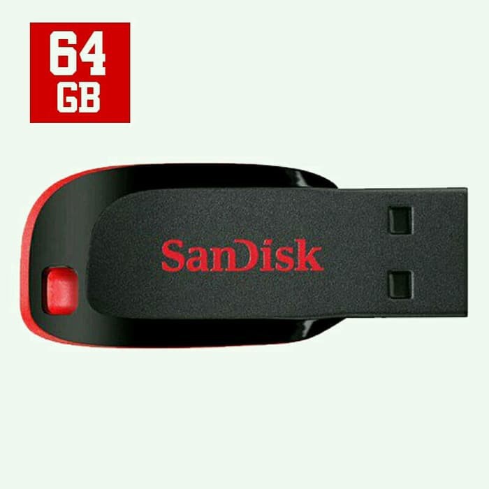 USB FLASDISK SANDISK 64G ORIGINAL, FLAS DISK SANDISK 64G ORIGINAL