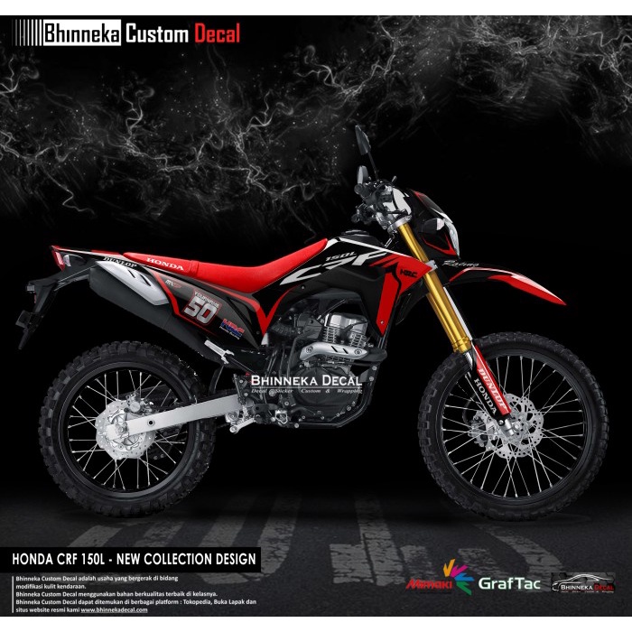 DECAL PREMIUM CLASS CRF 150L HRC RED