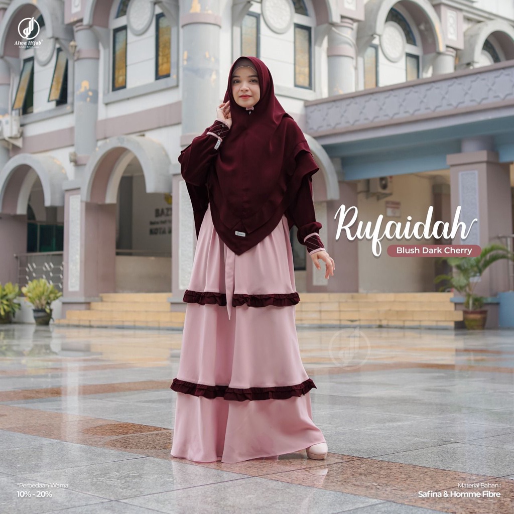 Gamis syar'i dewasa RUFAIDA GAMIS SET by alwa hijab