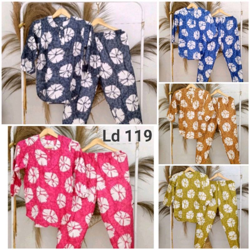 ONE SET WANITA/BUSUI/ BUMIL BAJU SANTAI. SIZE XL. LD ± 119.