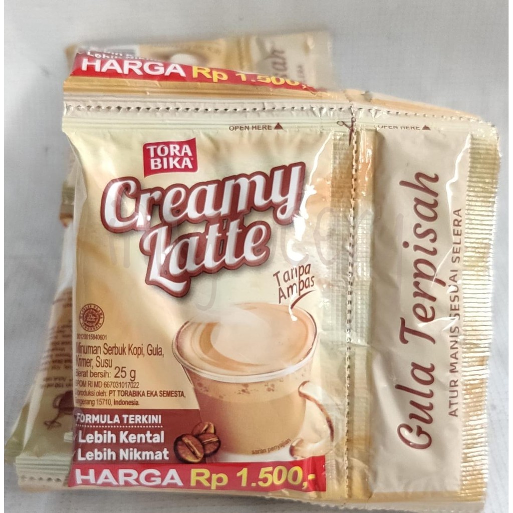 

TORABIKA CREAMY LATTE 10pcs x 25gr
