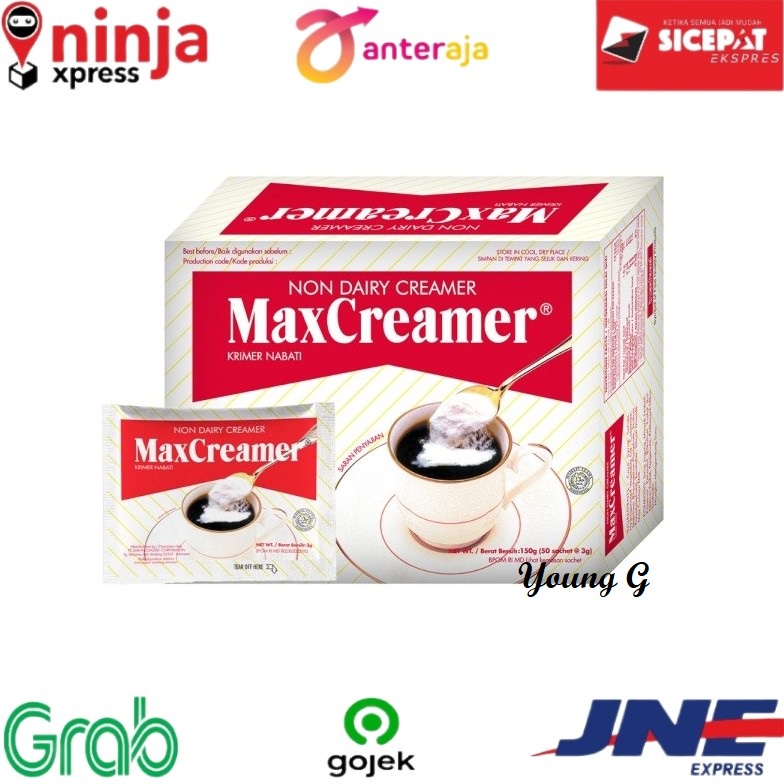 

50 Sachet MaxCreamer Bubuk Pengganti Susu atau Krim