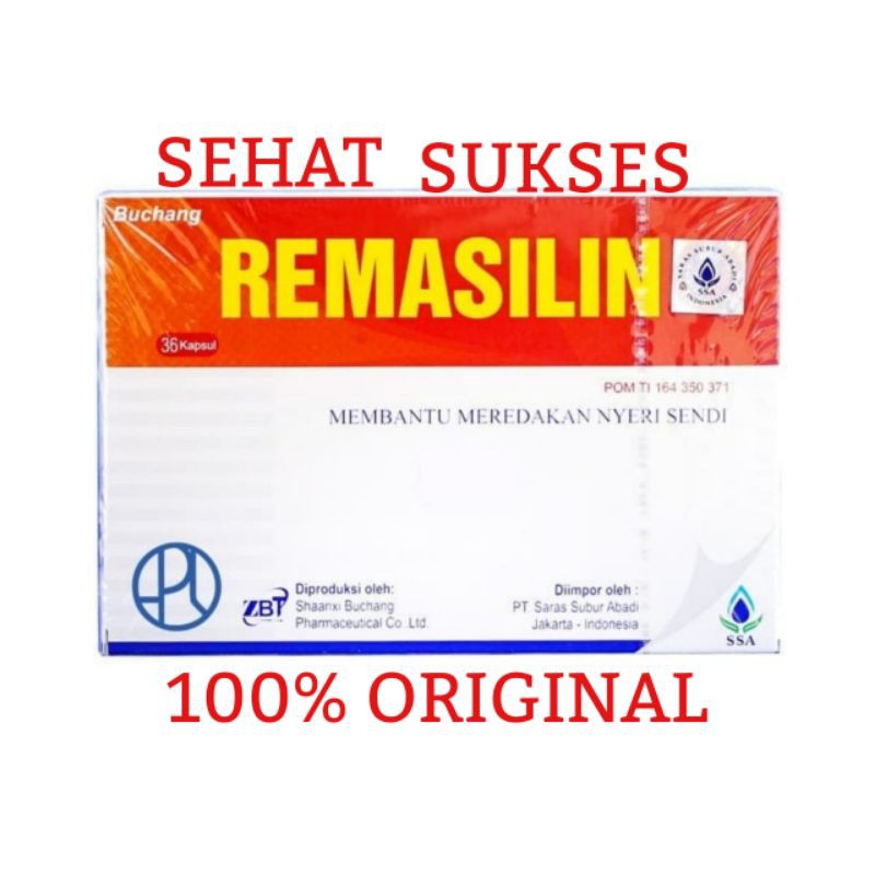 BUCHANG REMASILIN - OBAT UNTUK REMATIK, SAKIT PINGGANG, PEGAL LINU, NYERI SENDI