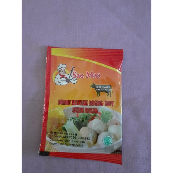 

Sae Mas Bumbu Ekstrak daging sapi untuk bakso