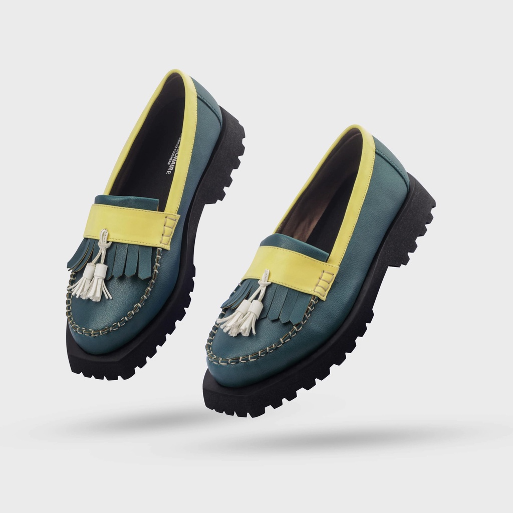 Sepatu Midle Boots Wanita NVR DEBONAIRE 021 Hijau