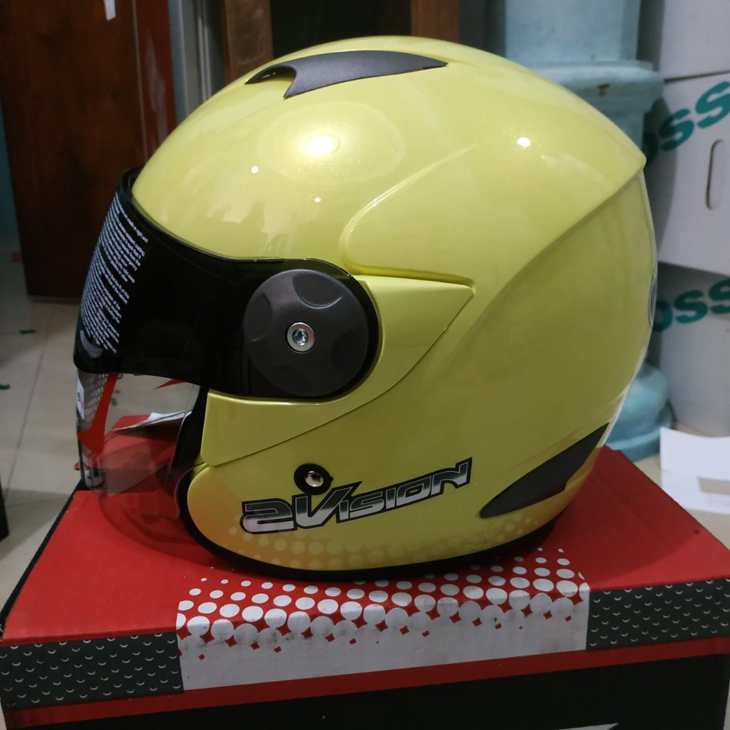 HELM KYT 2 VISION SOLID - LIGHT YELLOW