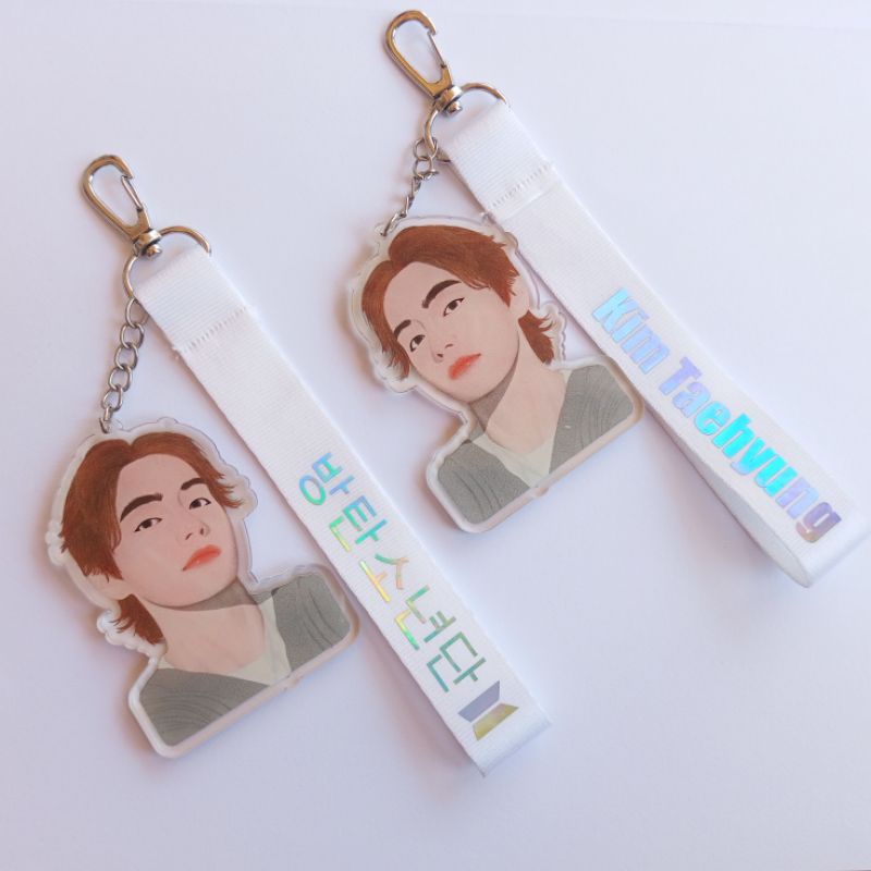 [Leifleiy] Keychain Gantungan Kunci Kim Taehyung V BTS
