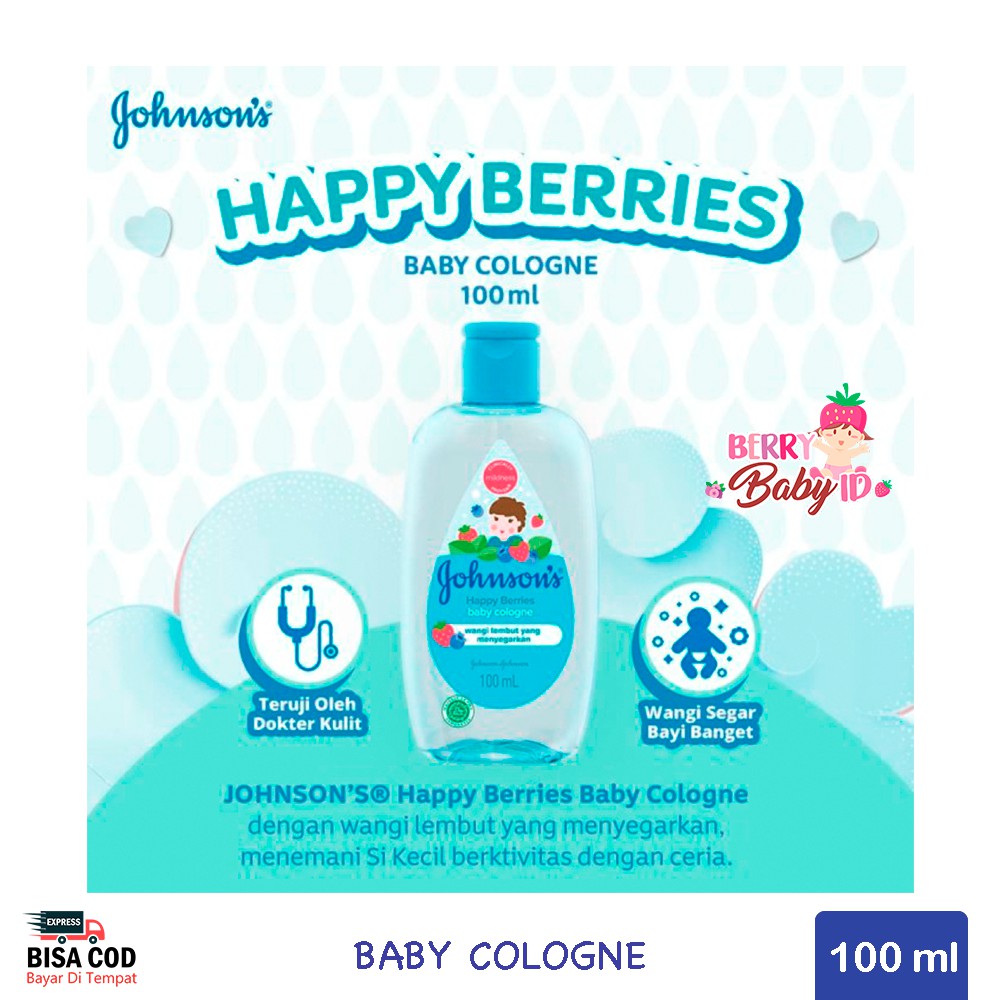 Johnson's Baby Cologne Parfum Bayi Anak Minyak Wangi 100ml Johnson's Berry Mart