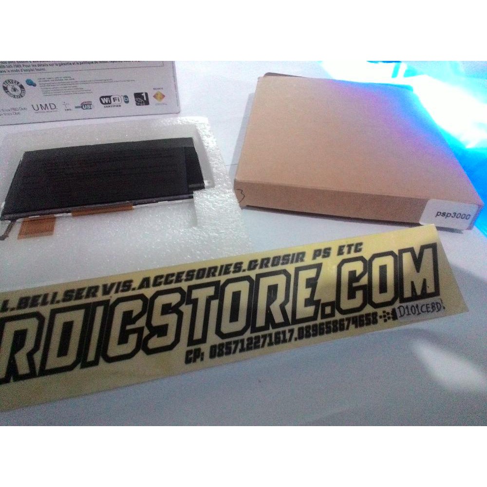Part LCD PSP 3000 Slim Ori Terbaik
