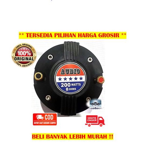 AUDIO Driver Drever Tweeter Twitter Tuiter Daya 200 Watt