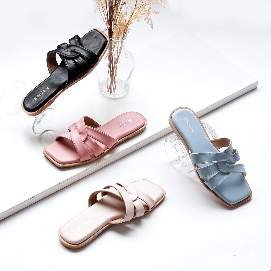 LANGSUNG KIRIM.. Isabel Adelia Sendal Wanita Kekinian VIRNIKA Slip Sandal