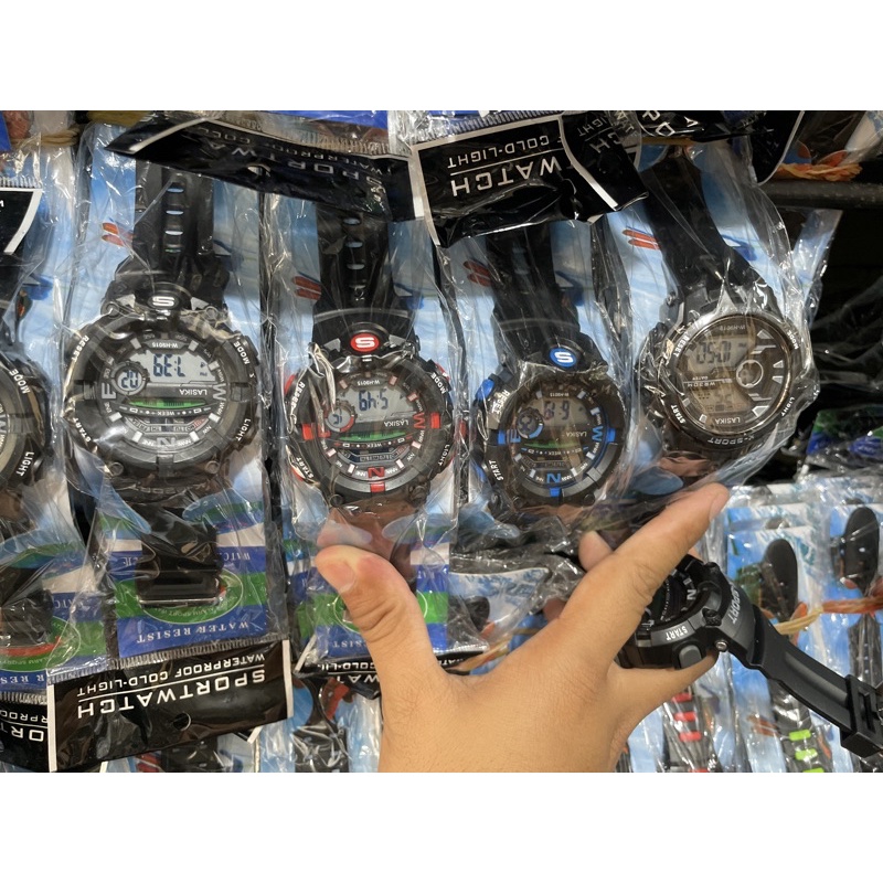 Jam tangan Digital Lasika Wateresistant/Jam tangan anti air