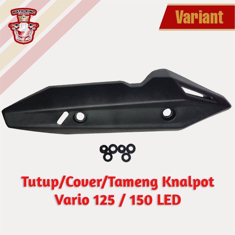 Tameng tutup cover knalpot vario pcx adv 110 125 150  155  160 karbu fi esp led new