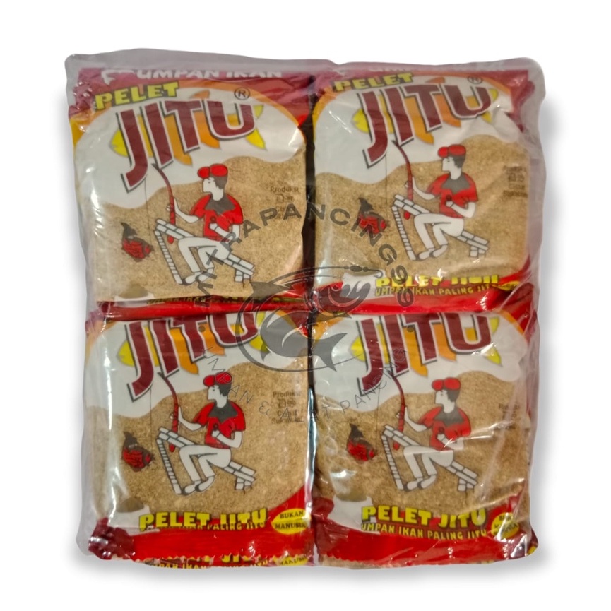 Pelet Jitu Merah - Umpan Pancing Ikan Per Pack (isi 20)
