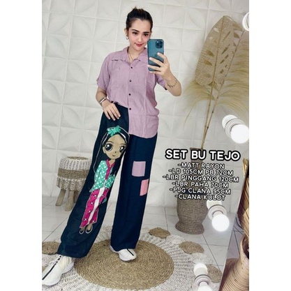 SETELAN WANITA MURAH ONE SET BU TEJO