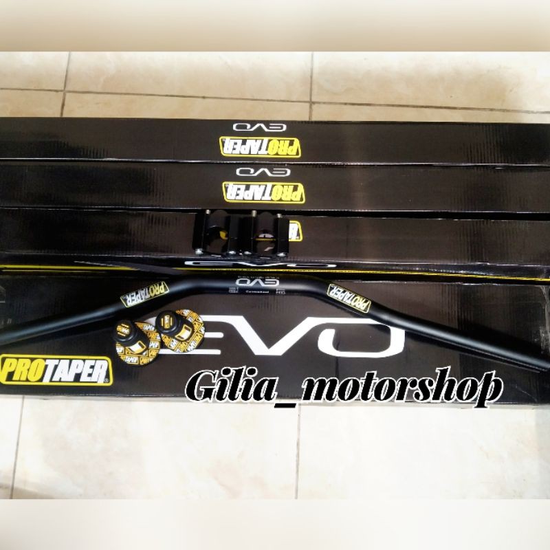 Stang Fatbar Protaper Evo Low plus Raiser Hitam Protaper Plus Handgrip Protaper Universal